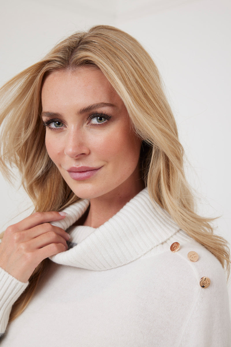 Ivy Ladies Roll Neck Edinburgh Cashmere