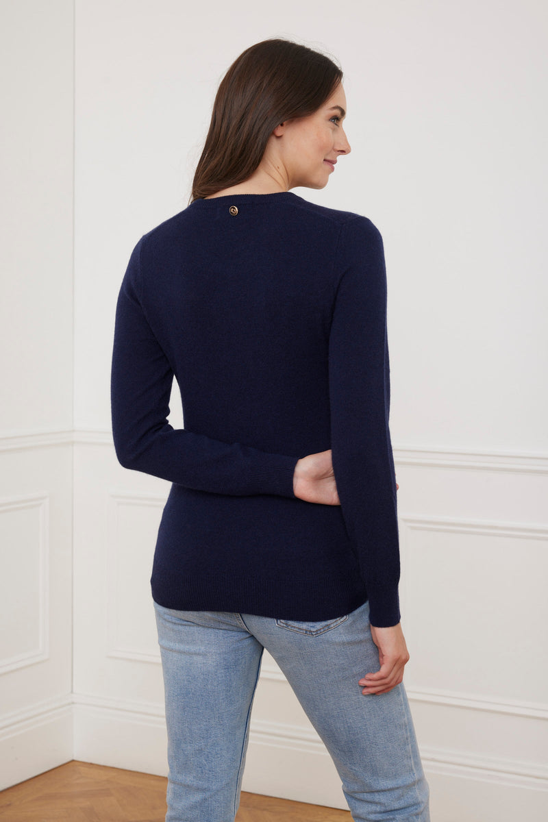 Ella Ladies Crew Neck Edinburgh Cashmere