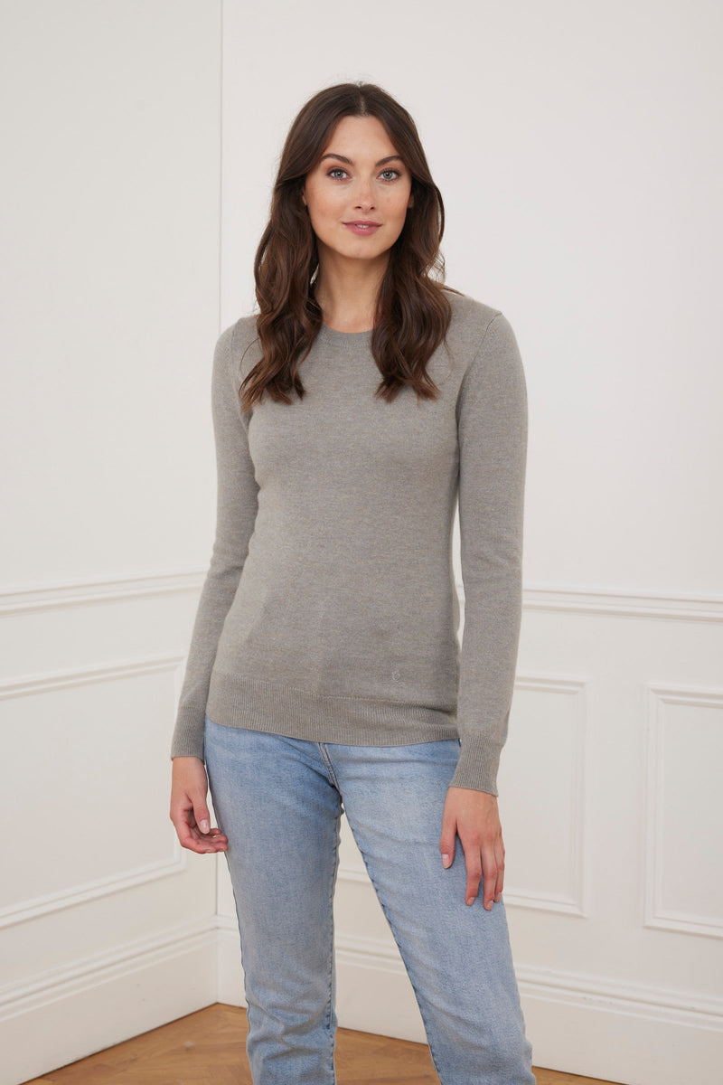 Ella Ladies Crew Neck Edinburgh Cashmere