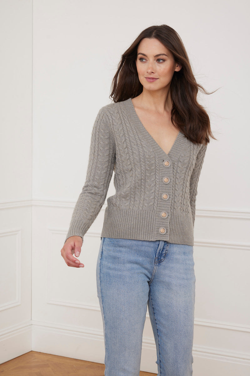 Eve Ladies Cardigan Edinburgh Cashmere