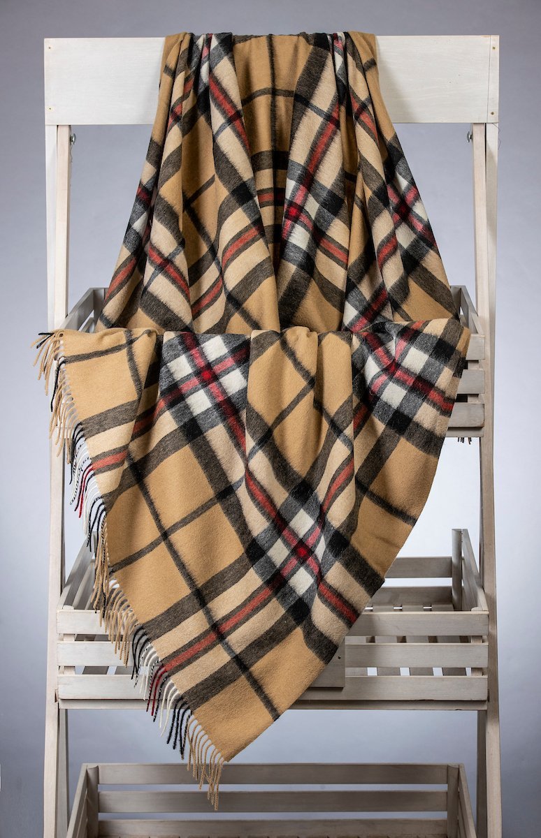 Luxury Lambswool Blanket Edinburgh Cashmere