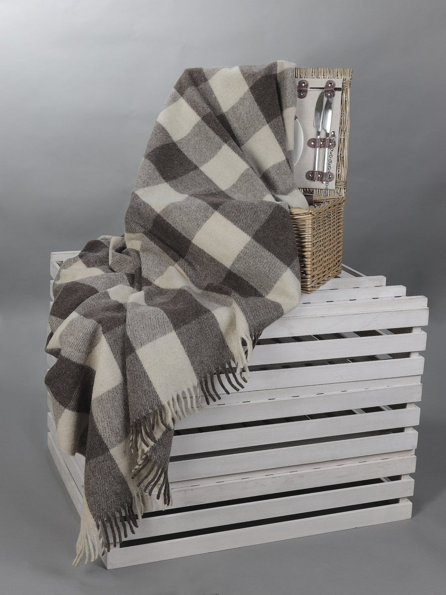 Tartan Wool Blanket Edinburgh Cashmere