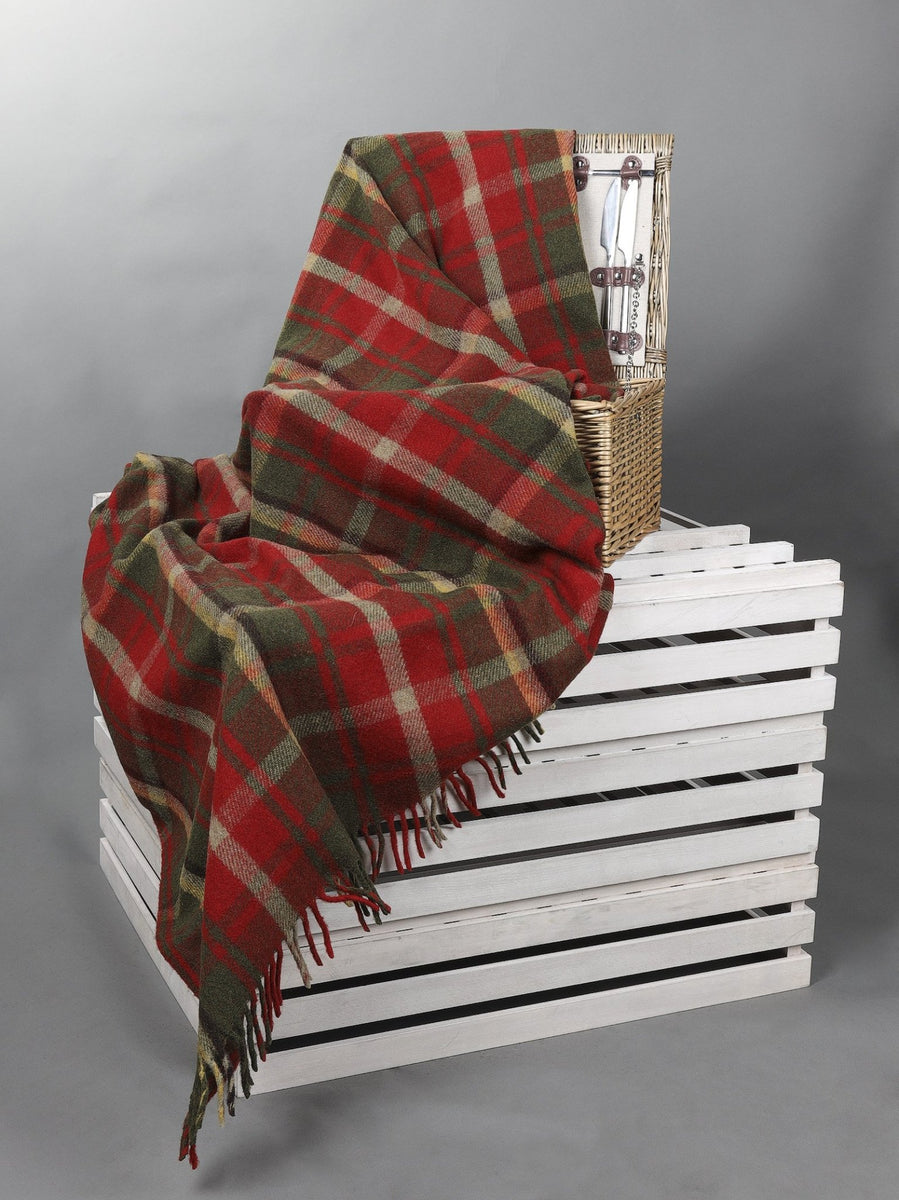 Tartan Wool Blanket Edinburgh Cashmere