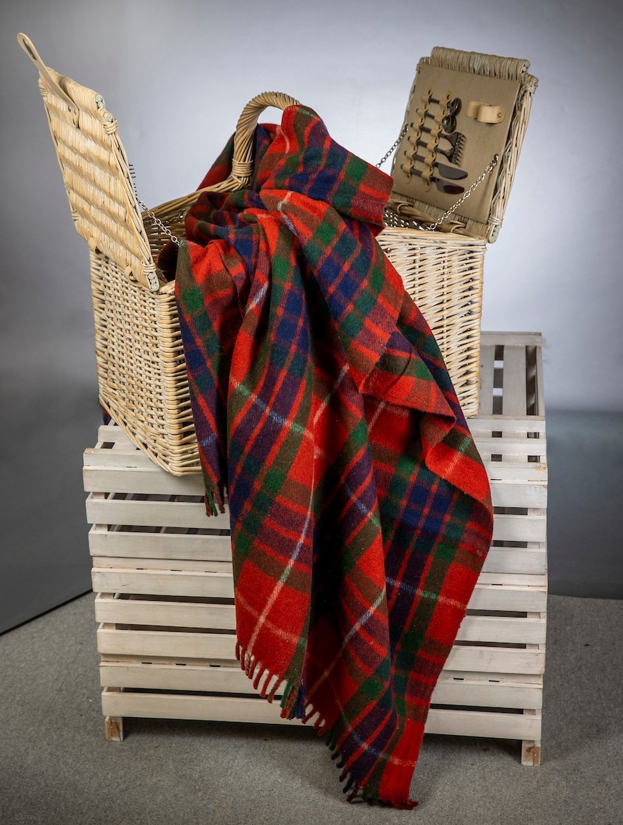 Tartan Wool Blanket Edinburgh Cashmere