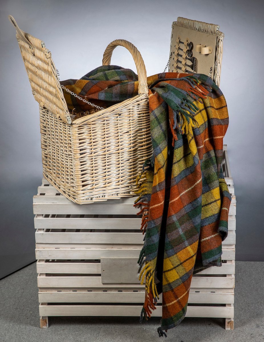Tartan Wool Blanket Edinburgh Cashmere