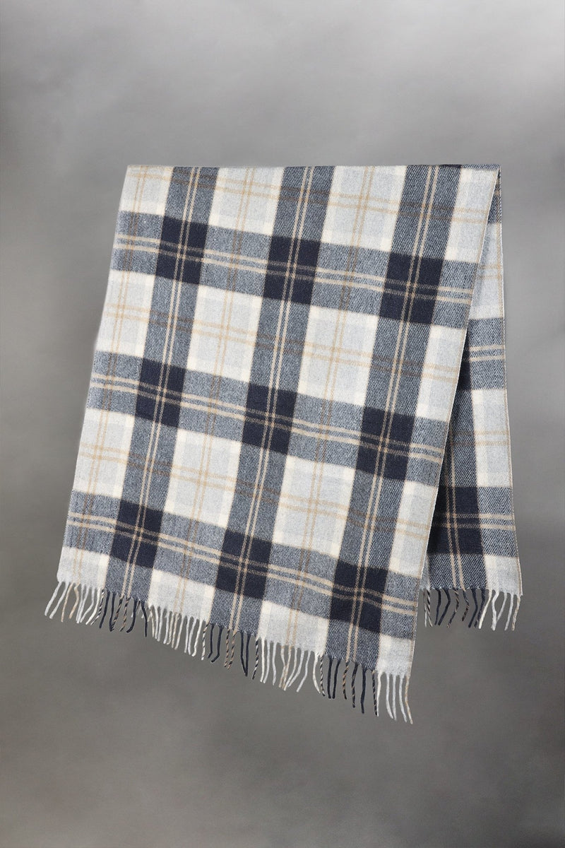 Tartan Wool Blend Blanket Edinburgh Cashmere