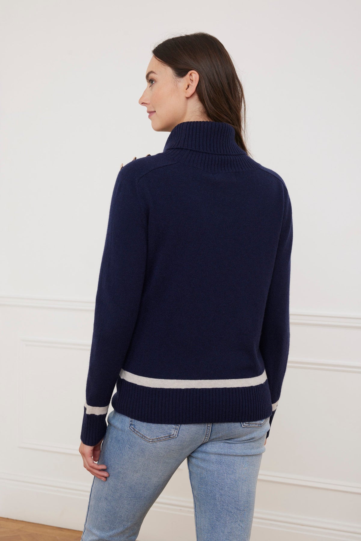 Ivy Ladies Roll Neck Edinburgh Cashmere