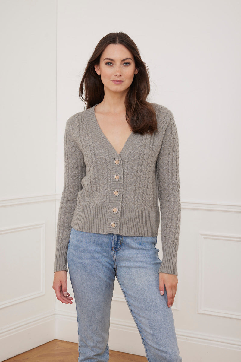 Eve Ladies Cardigan Edinburgh Cashmere