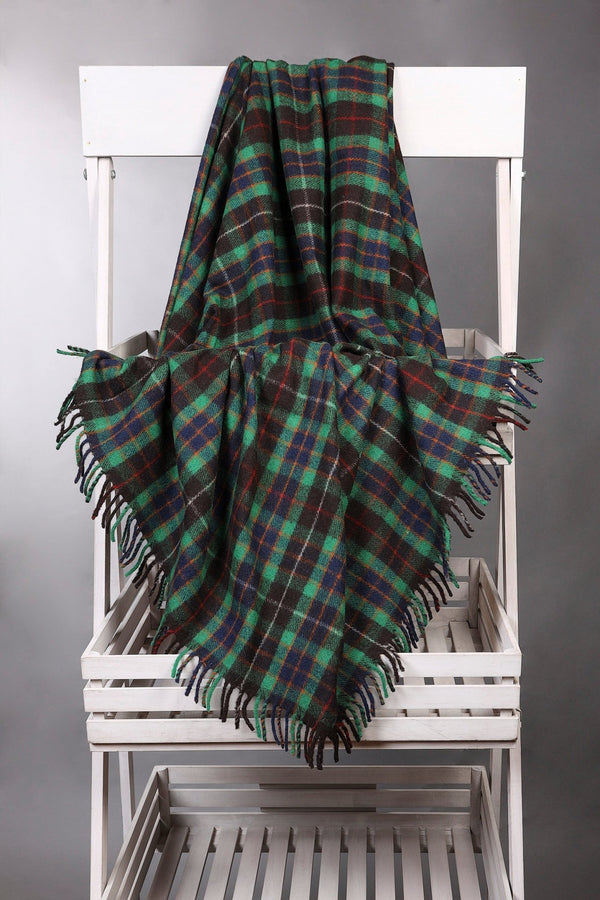 Tartan Wool Blend Blanket - Edinburgh Cashmere